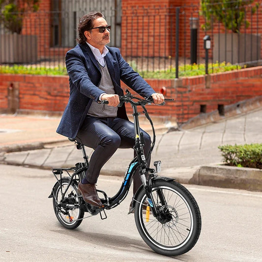 Kaisda commuter electric bike during a daily ride