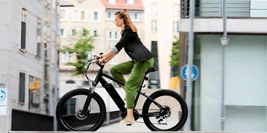 Kaisda electric bike during a comfortable urban commute